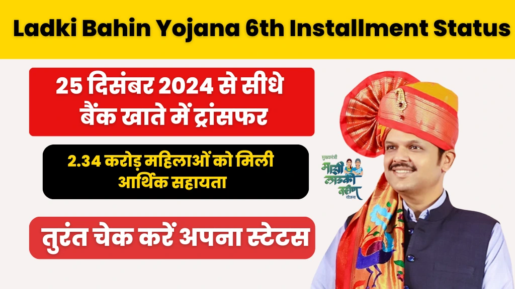 Ladki Bahin Yojana 6th Installment Status