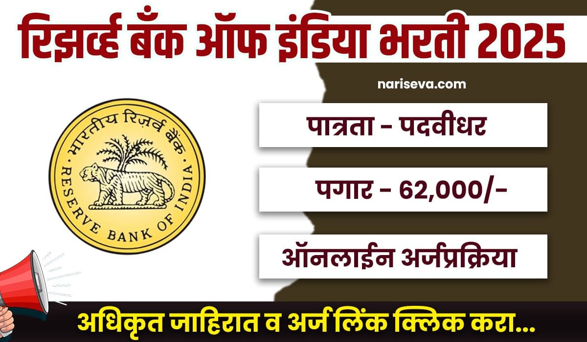 Reserve Bank Bharti 2025