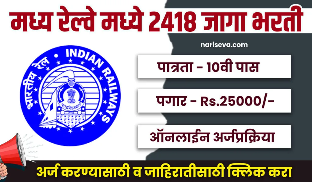 Central Railway Recruitement 2025