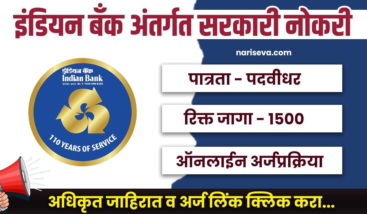 Indian Bank Apprentice Bharti 2025