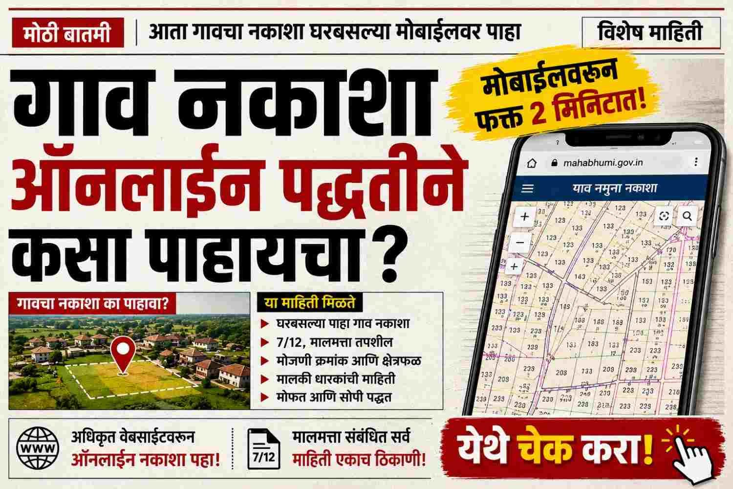 Land Record Online Map Maharashtra